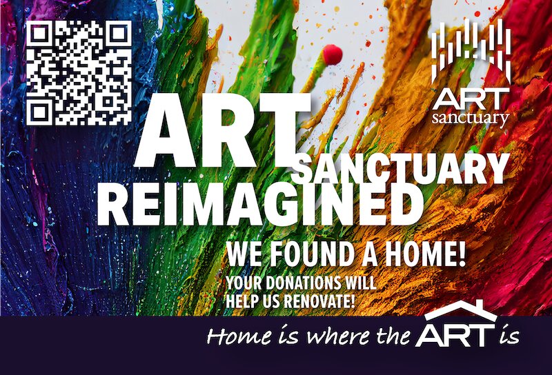 Art Sanctuary ReImagined Flyer Found New Home