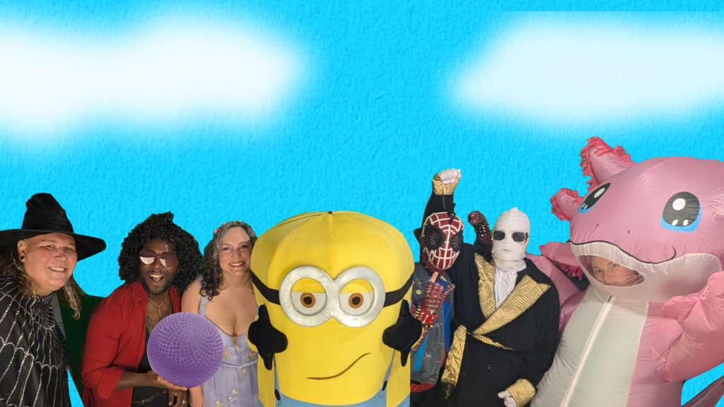Costume kickball promo photo